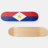 Vlag van Saba Persoonlijk Skateboard (Horizontaal)