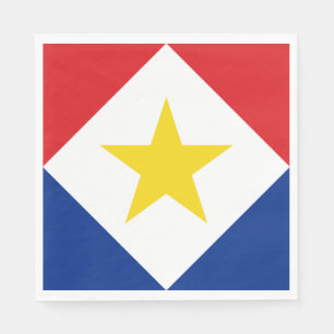 Vlag van Saba Servet