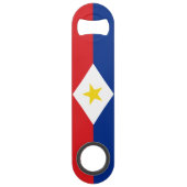 Vlag van Saba Speed Flessenopener (Voorkant)