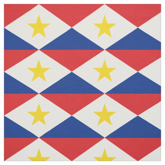 Vlag van Saba Stof (Swatch)