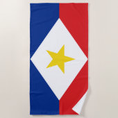 Vlag van Saba Strandlaken (Voorkant)