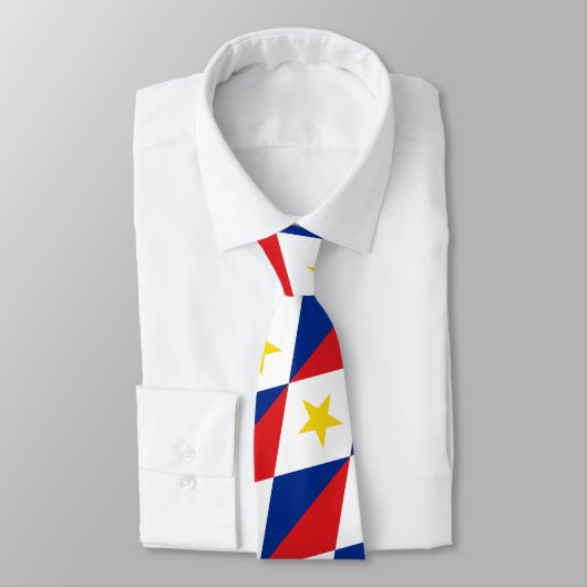 Vlag van Saba Stropdas (Gebonden)