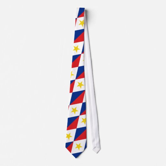 Vlag van Saba Stropdas (Voorkant)