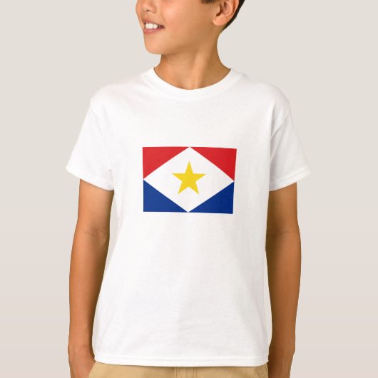 Vlag van Saba T-shirt (Voorkant)