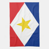 Vlag van Saba Theedoek (Verticaal)
