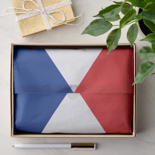 Vlag van Saba Tissuepapier (Geschenk)