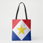 Vlag van Saba Tote Bag (Voorkant)