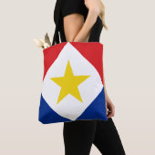 Vlag van Saba Tote Bag (Dichtbij)