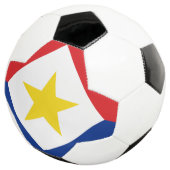 Vlag van Saba Voetbal (Drie kwart)