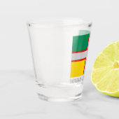 Vlag van Saguenay-Lac-Saint-Jean (QUÉBEC) Shot Glas (Links)