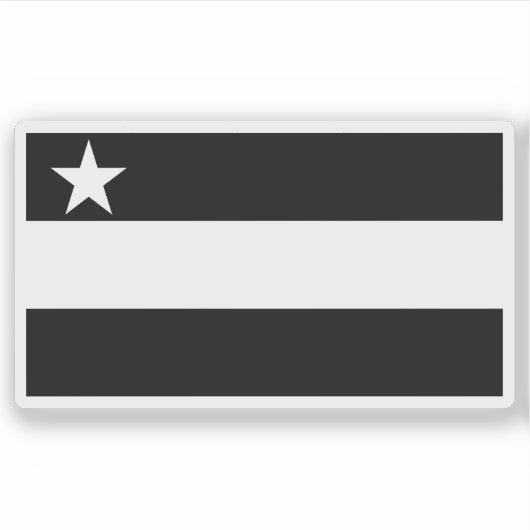 Vlag van Saho-mensen, Ethiopië Sticker (Voorkant)