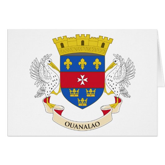 Vlag van Saint-Barthélemy (Voorkant Horizontaal)