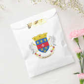 Vlag van Saint-Barthélemy Bedankzakje (Gezegeld)