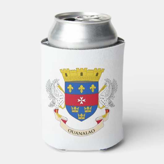 Vlag van Saint-Barthélemy Blikjeskoeler (Blikje Voorkant)