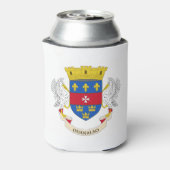 Vlag van Saint-Barthélemy Blikjeskoeler (Blikje Achterkant)