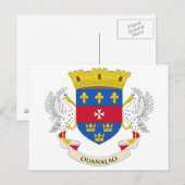 Vlag van Saint-Barthélemy Briefkaart (Voorkant / Achterkant)