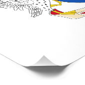 Vlag van Saint-Barthélemy Foto Afdruk (Hoek)