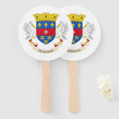 Vlag van Saint-Barthélemy Handwaaier (Voorkant en achterkant)
