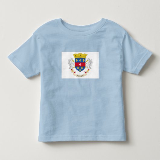 Vlag van Saint-Barthélemy Kinder Shirts (Voorkant)