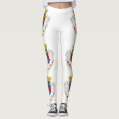 Vlag van Saint-Barthélemy Leggings (Voorkant)