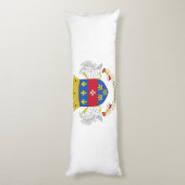 Vlag van Saint-Barthélemy Lichaamskussen (Achterkant (Verticaal))