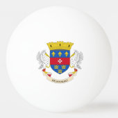 Vlag van Saint-Barthélemy Pingpongbal (Achterkant)