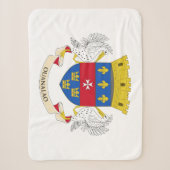 Vlag van Saint-Barthélemy Sherpa Deken (Voorkant)