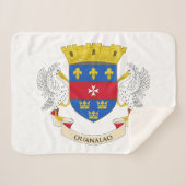 Vlag van Saint-Barthélemy Sherpa Deken (Voorkant (horizontaal))