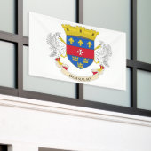 Vlag van Saint-Barthélemy Spandoek (Buitenkant Gebouw)