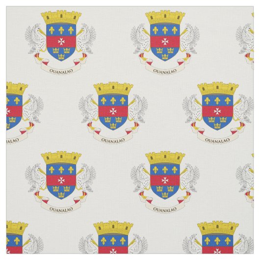 Vlag van Saint-Barthélemy Stof (Swatch)