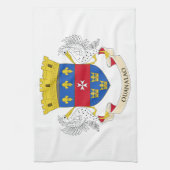 Vlag van Saint-Barthélemy Theedoek (Verticaal)