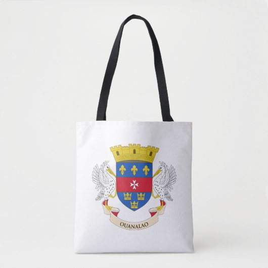 Vlag van Saint-Barthélemy Tote Bag (Voorkant)