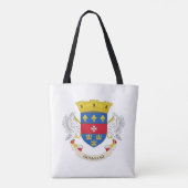 Vlag van Saint-Barthélemy Tote Bag (Achterkant)