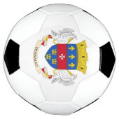 Vlag van Saint-Barthélemy Voetbal (Gedraaid)