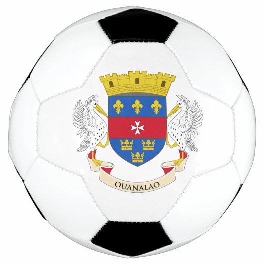 Vlag van Saint-Barthélemy Voetbal (Voorkant)