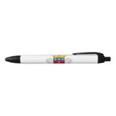 Vlag van Saint-Barthélemy Zwarte Inkt Pen (Bovenkant)