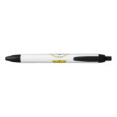 Vlag van Saint-Barthélemy Zwarte Inkt Pen (Achterkant)