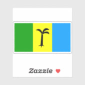 Vlag van Saint Christopher-Nevis-Anguilla Sticker (Vel)