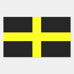 Vlag van Saint David Rechthoekige Sticker