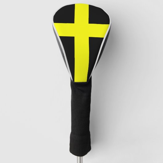 Vlag van Saint David (Wales) Golfheadcover (Voorkant)