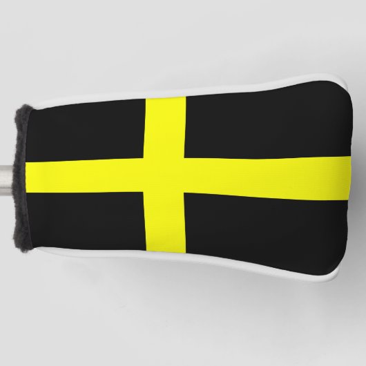 Vlag van Saint David (Wales) Golfheadcover (Voorkant)