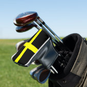 Vlag van Saint David (Wales) Golfheadcover (Insitu)
