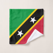 Vlag van Saint Kitts en Nevis Bad Handdoek (Wasdoekje)