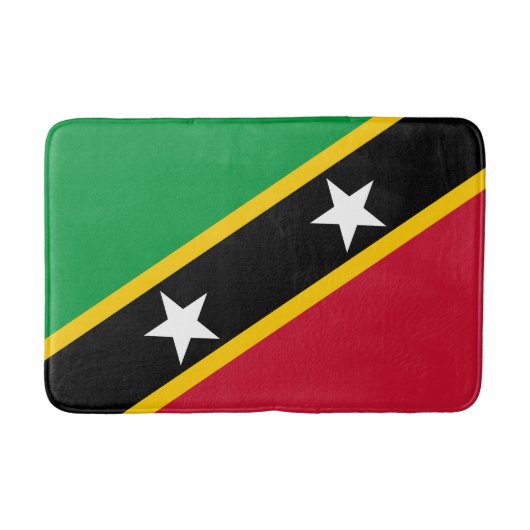 Vlag van Saint Kitts en Nevis Badmat (Voorkant)