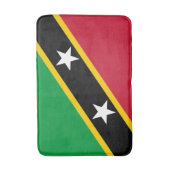 Vlag van Saint Kitts en Nevis Badmat (Voorkant Verticaal)
