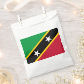 Vlag van Saint Kitts en Nevis Bedankzakje (Geknipt)