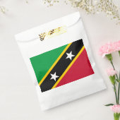Vlag van Saint Kitts en Nevis Bedankzakje (Gezegeld)