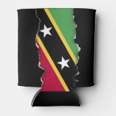 Vlag van Saint Kitts en Nevis Blikjeskoeler (Voorkant)