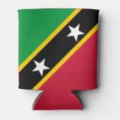 Vlag van Saint Kitts en Nevis Blikjeskoeler (Voorkant)
