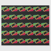 Vlag van Saint Kitts en Nevis Cadeaupapier (Vlak)